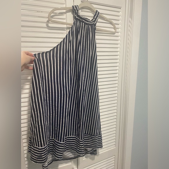ASOS Halter Swing Sundress in Cut About Stripe - Picture 5 of 10